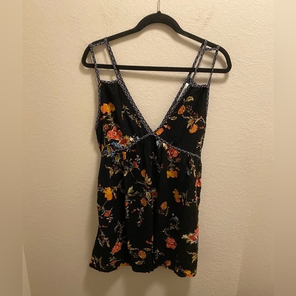Band Of Gypsies Floral Mini Dress Size Small - Picture 1 of 7
